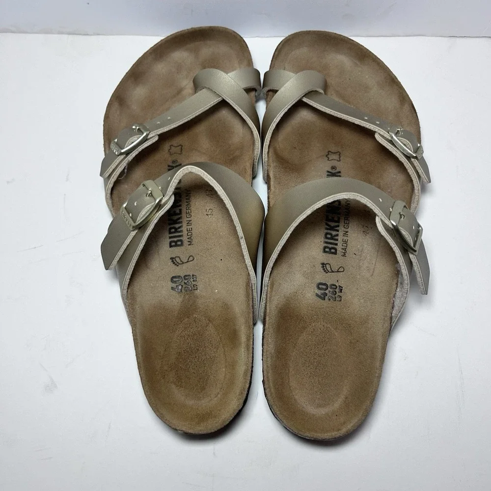 Birkenstock Mayari Regular Fit Birko Flor Graceful Taupe US Women's 9 EU 40